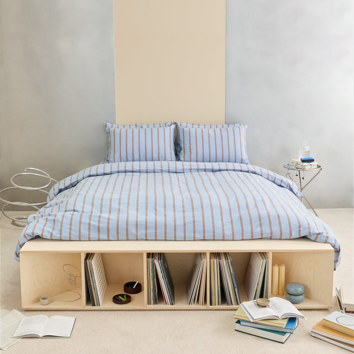 Hommey Quilt Cover - Chambray Blue