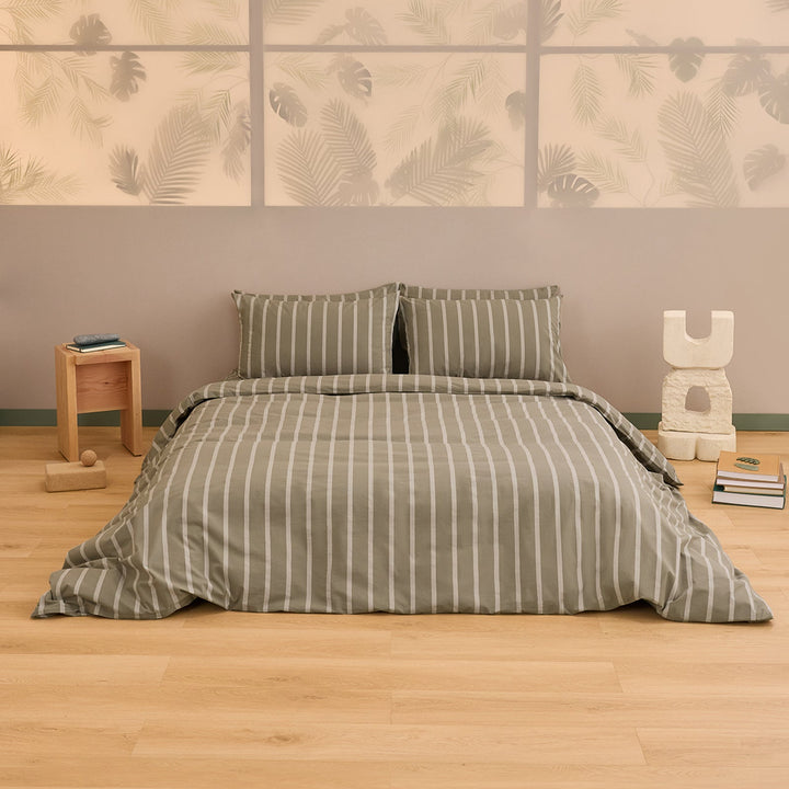 Hommey Quilt Cover - Sage Stone