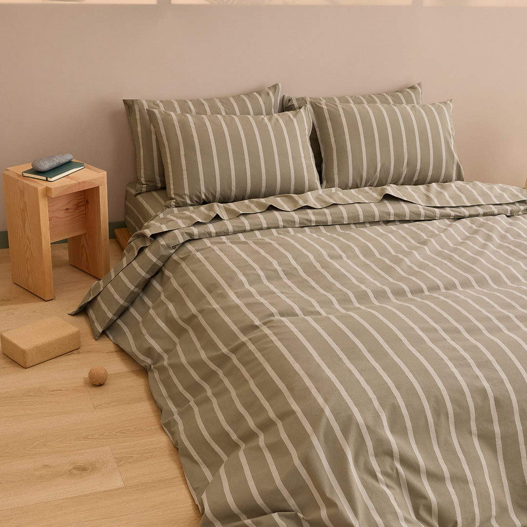 Hommey Pillowcase Pair - Sage Stone