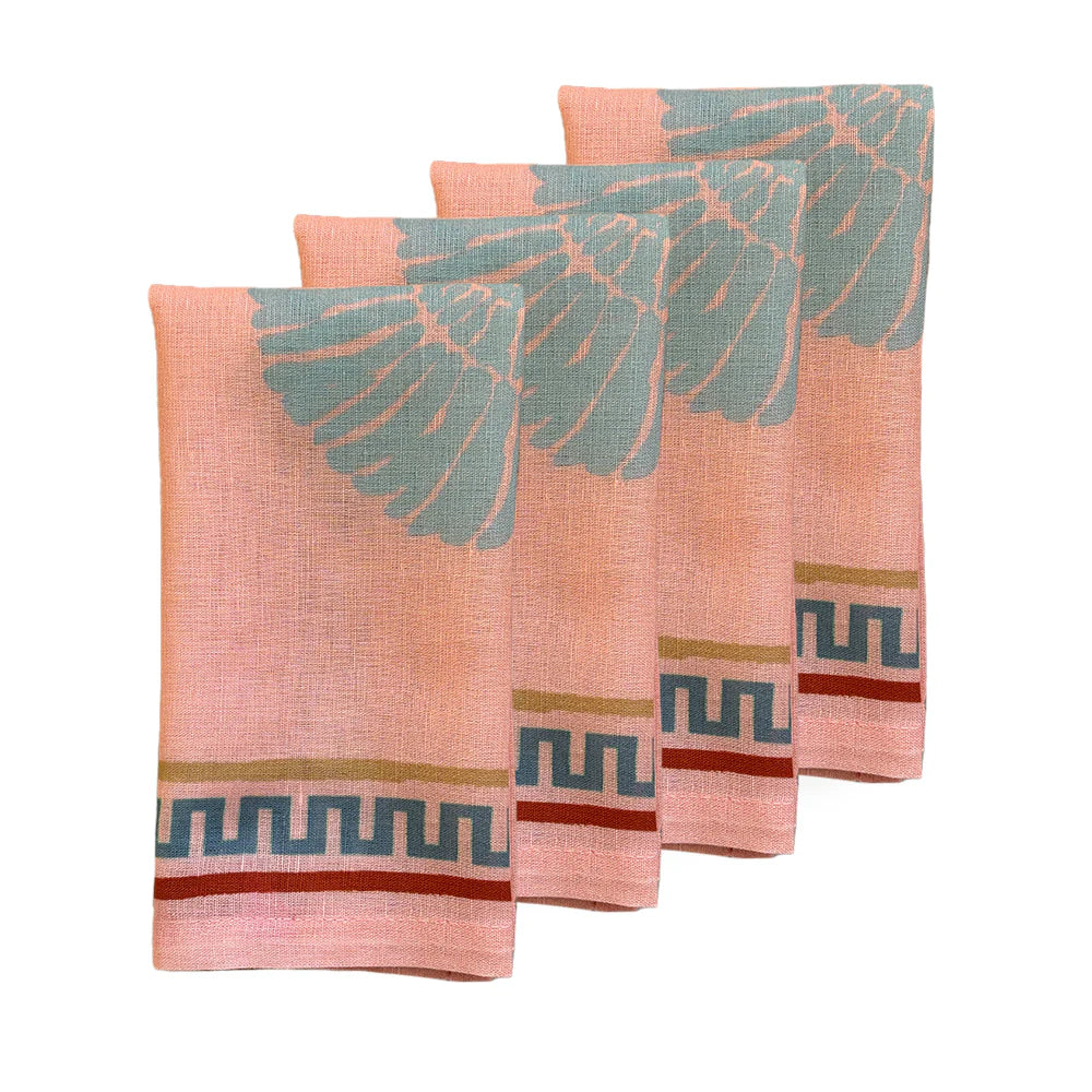 Loco Living Scallop Napkin Set 4