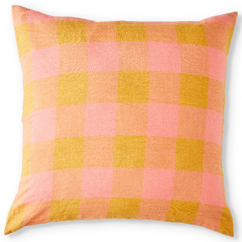 Kip & Co Toasted Marshmallow Linen European Pillowcases