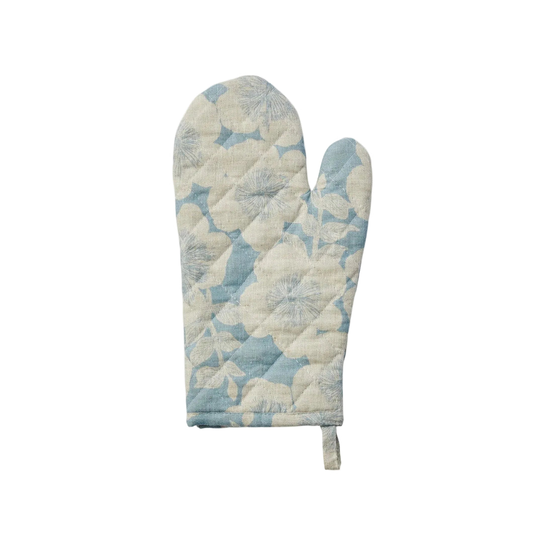 Bonnie & Neil Jardin Dove Linen Oven Mitt