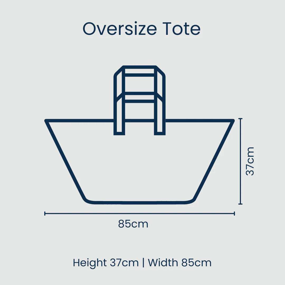 Project Ten Oversize Tote - Multi Stripe