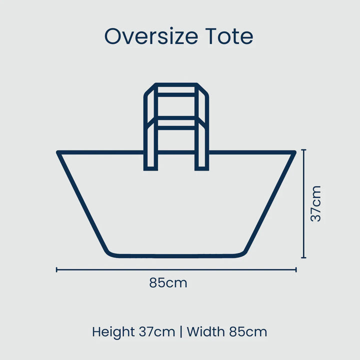 Project Ten Oversize Tote - Multi Stripe