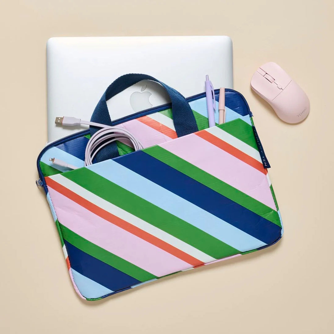 Project Ten Laptop Case – Rugby Stripe
