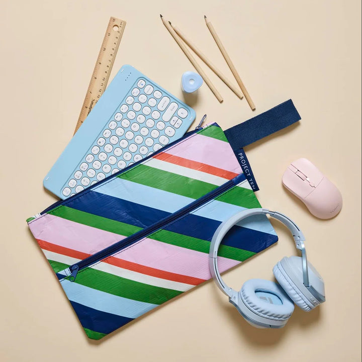 Project Ten Pencil Case – Rugby Stripe