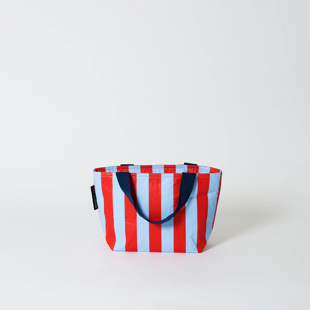 Project Ten Mini Tote – Red Blue Stripe