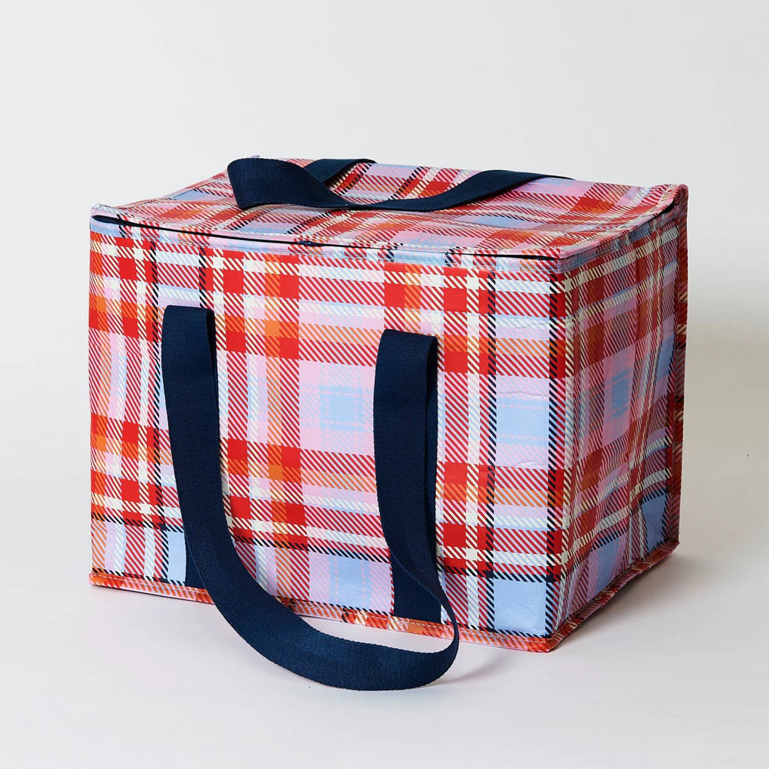 Project Ten Large Insulated Tote - Tartan