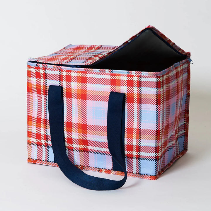 Project Ten Large Insulated Tote - Tartan