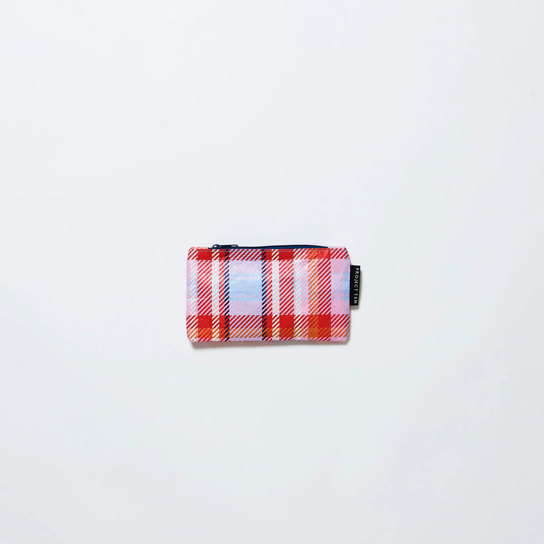 Project Ten Tiny Pouch - Tartan