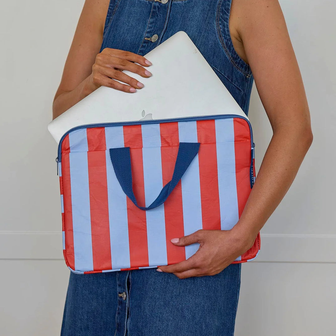 Project Ten Laptop Case – Red Blue Stripe