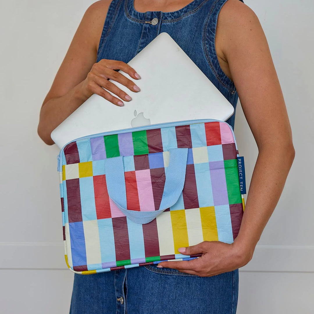 Project Ten Laptop Case – Multi Stripe