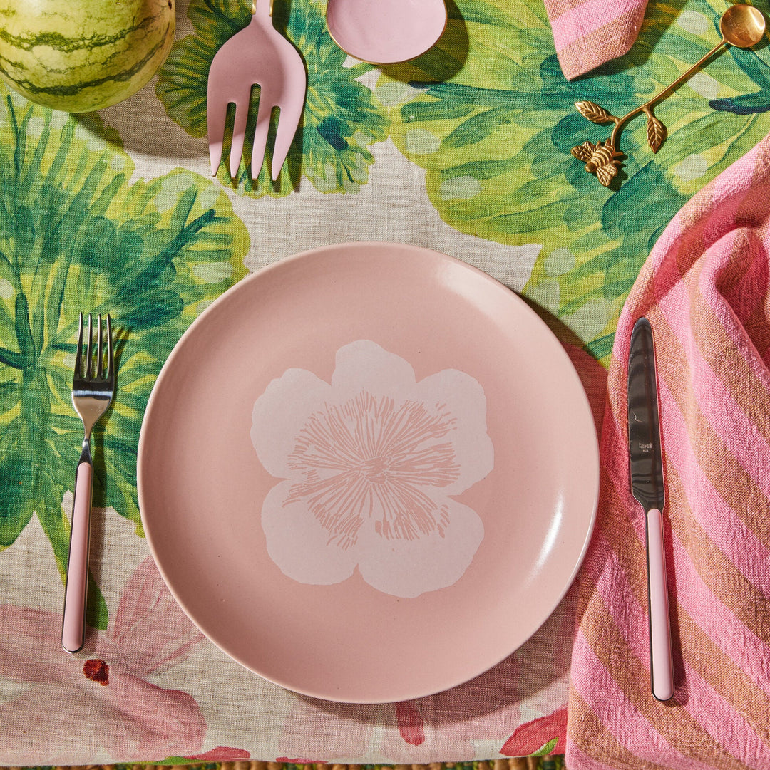 Bonnie & Neil Jardin Pink Plate