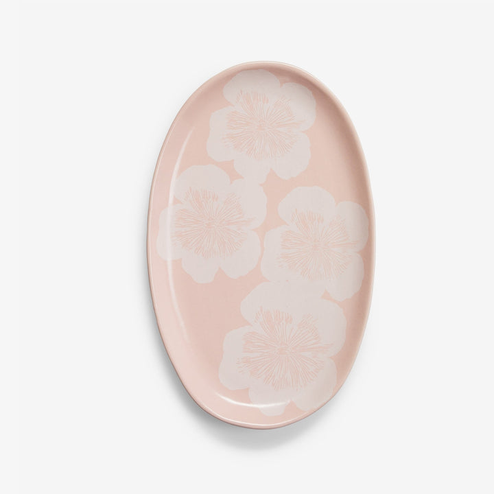 Bonnie & Neil Jardin Pink Oval Plate - Tableware