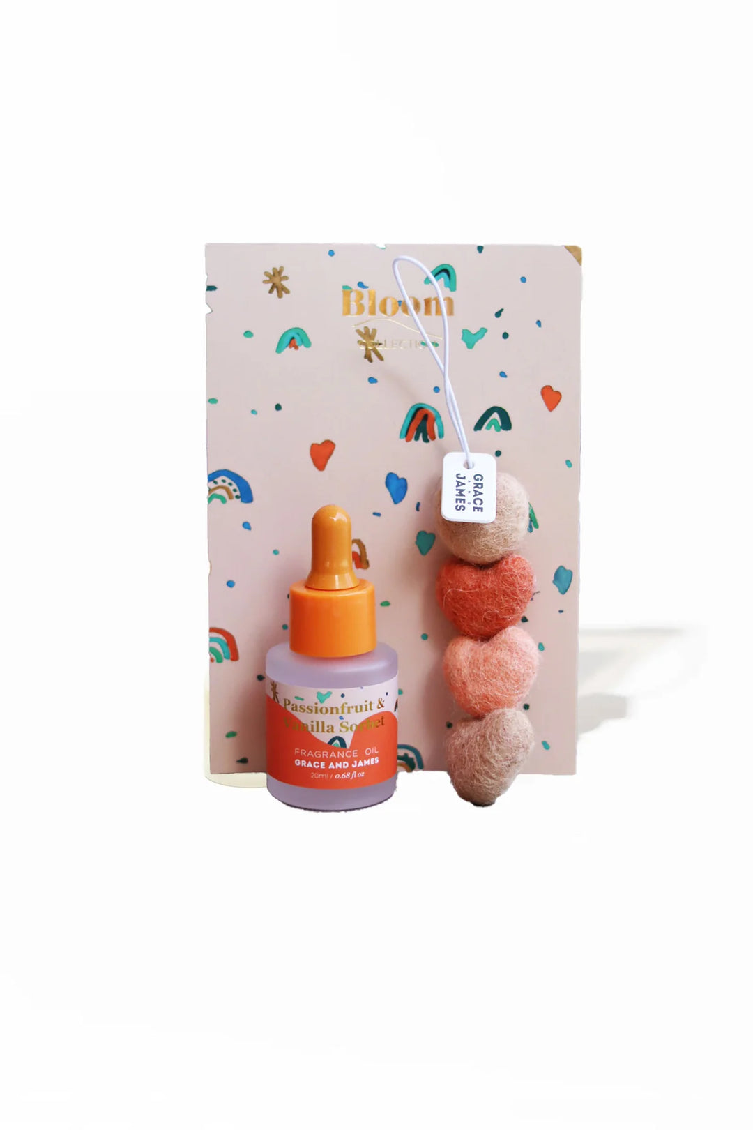 Grace and James Passionfruit & Vanilla Sorbet Felt Air Freshener