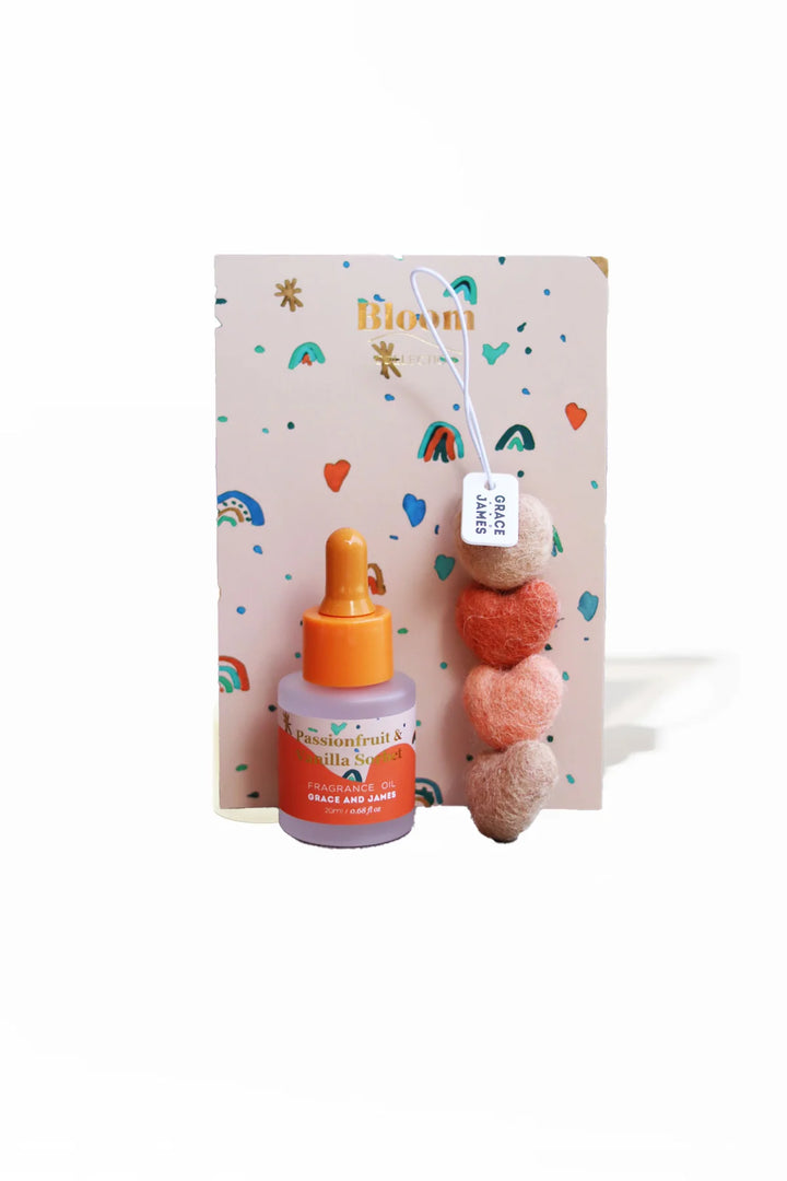 Grace and James Passionfruit & Vanilla Sorbet Felt Air Freshener