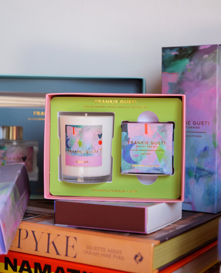 Frankie Gusti Artist Series Candle + Steamer Duo - Nectar