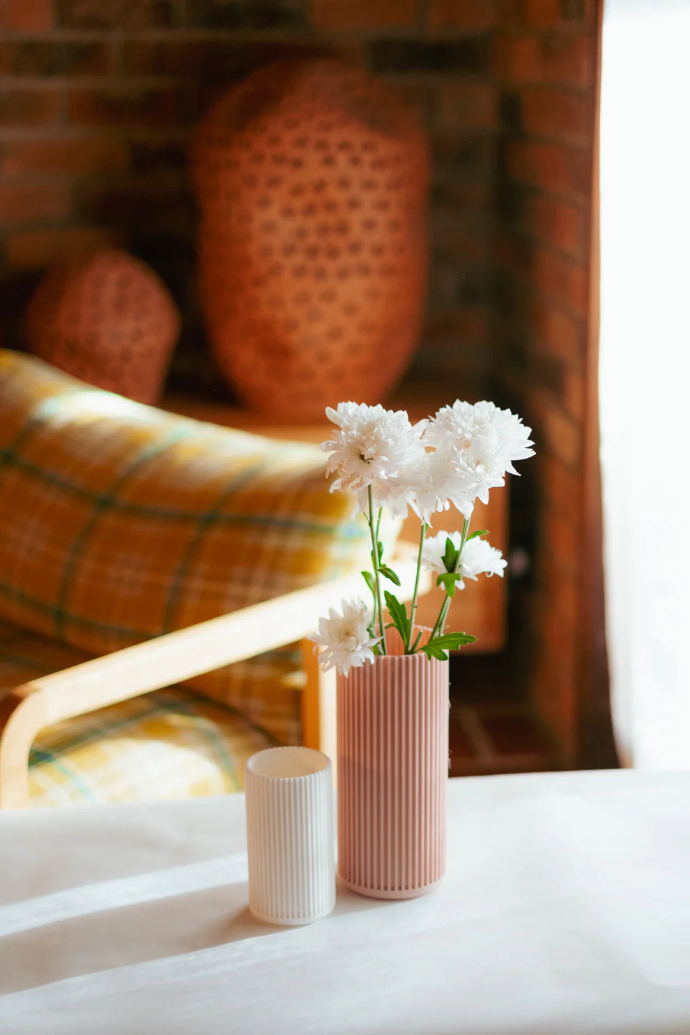 Printing Potters Ribbed Stationary Holder