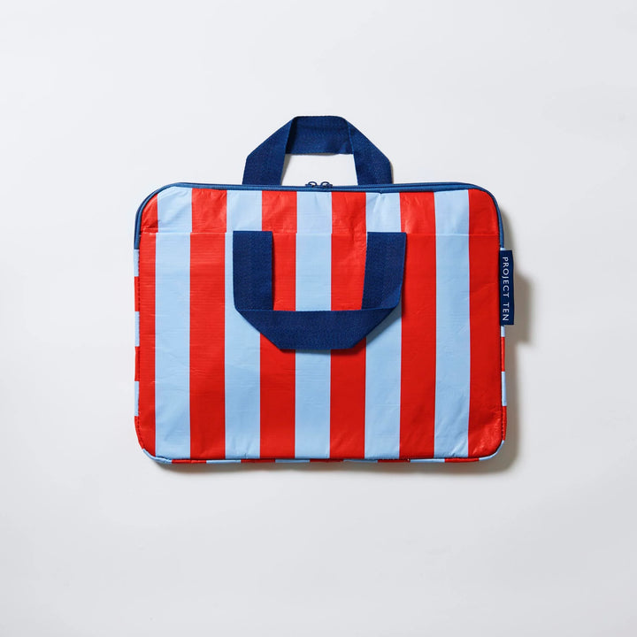 Project Ten Laptop Case – Red Blue Stripe