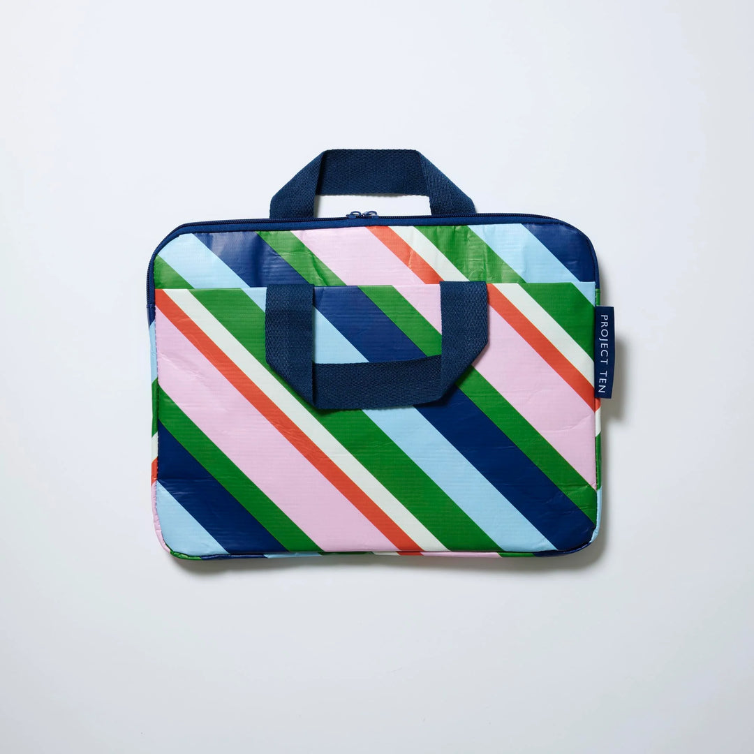 Project Ten Laptop Case – Rugby Stripe