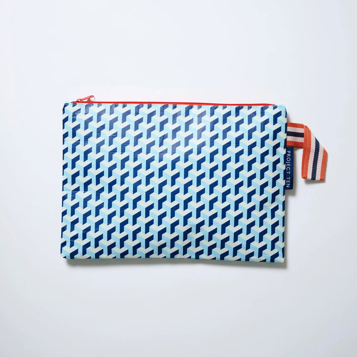 Project Ten Large Zip Pouch - Maze