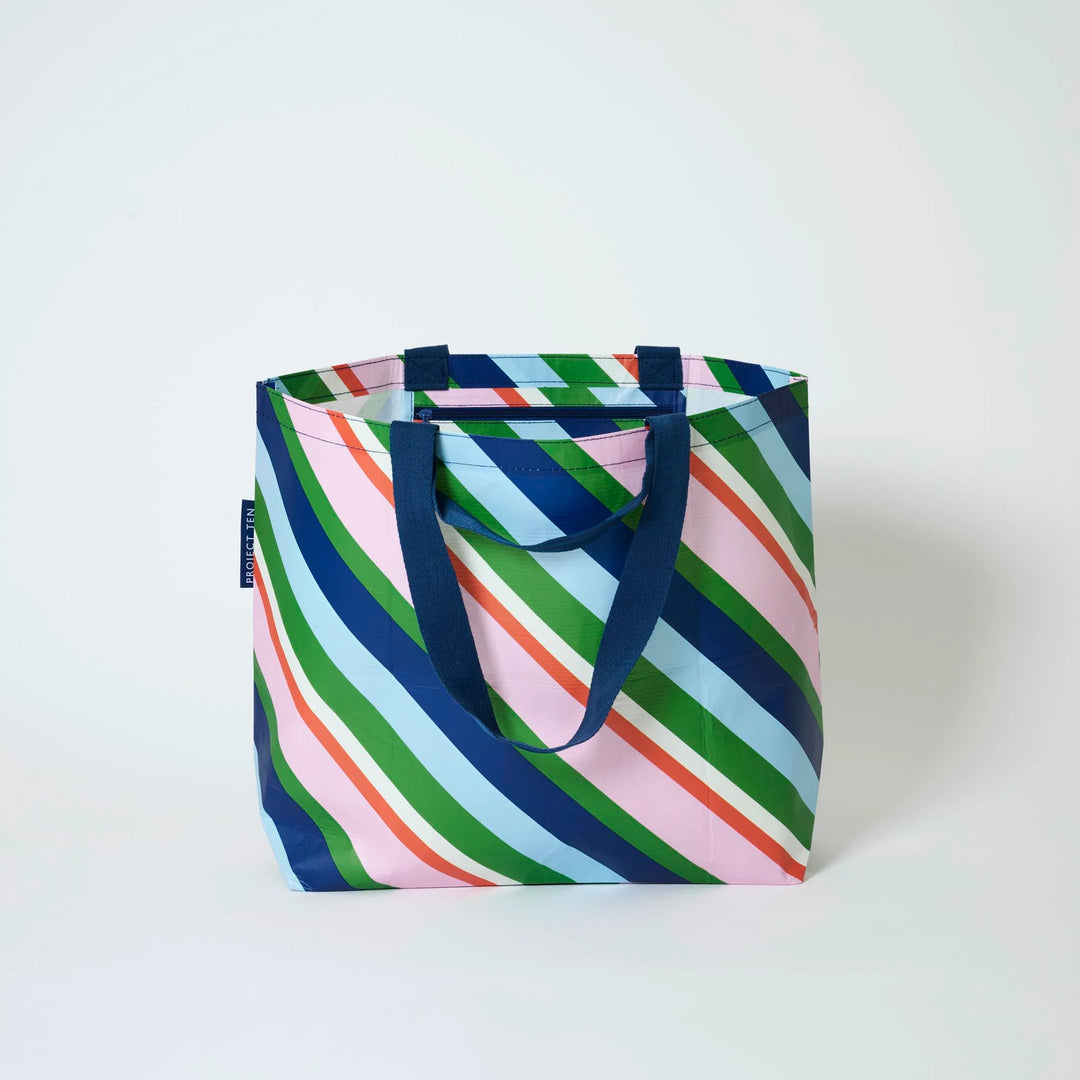 Project Ten Medium Tote - Rugby Stripe