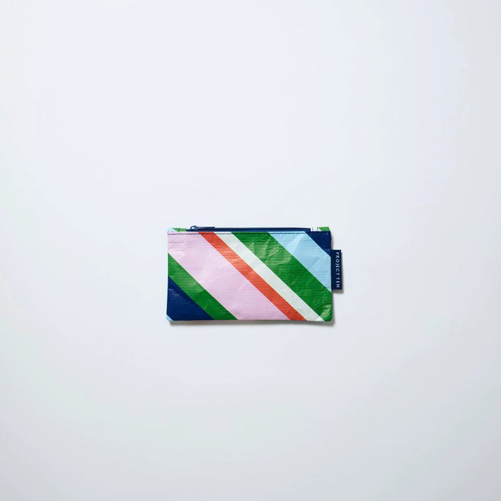 Project Ten Tiny Pouch - Rugby Stripe