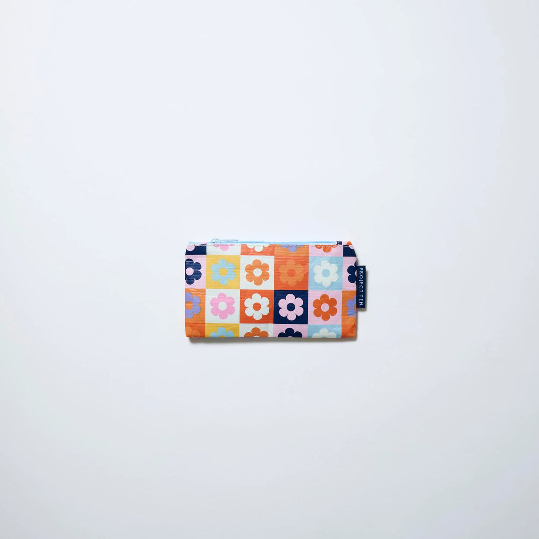 Project Ten Tiny Pouch - Square Garden