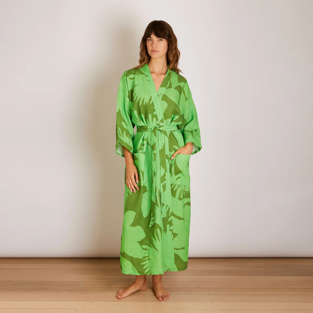 Bonnie & Neil Carmine Green Robe