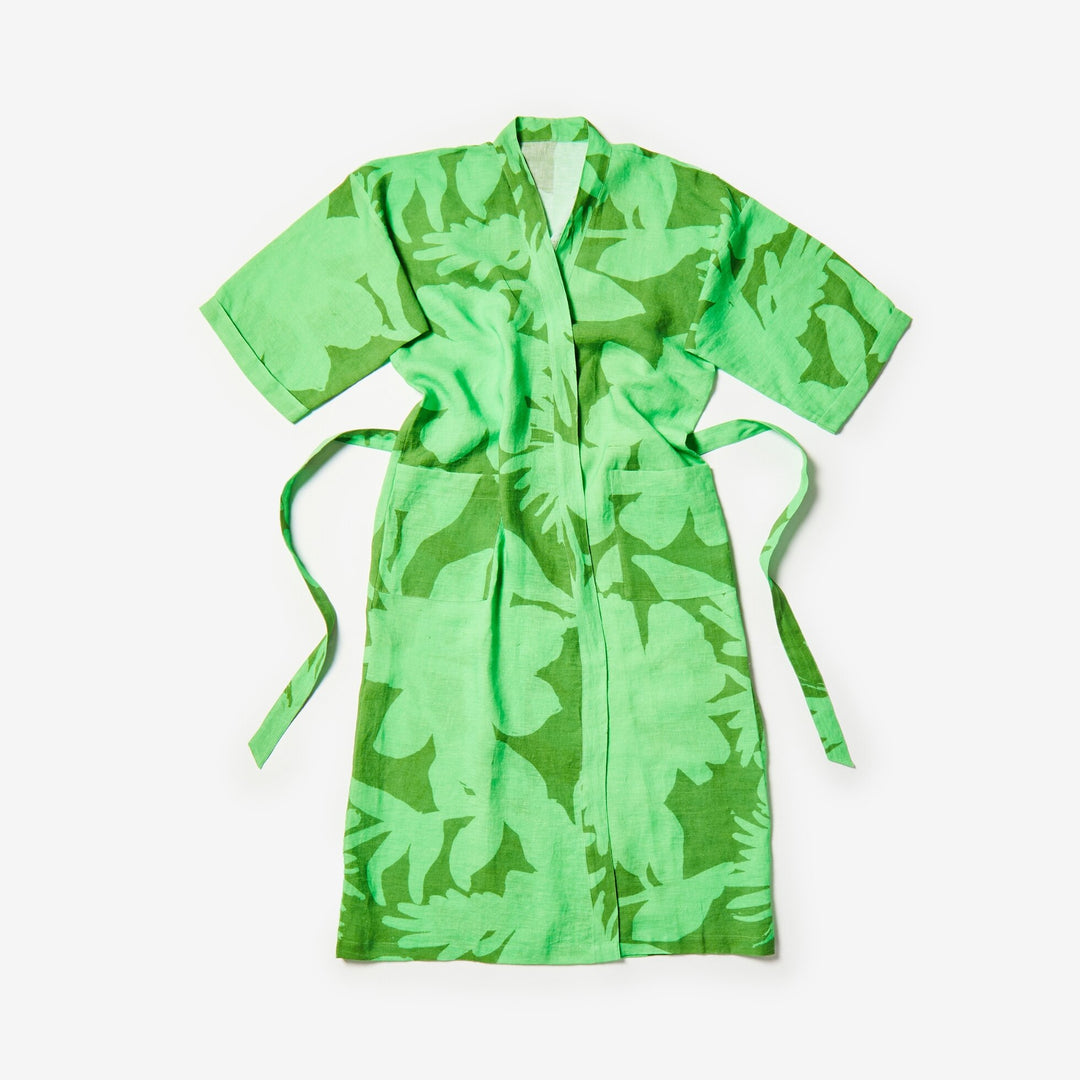 Bonnie & Neil Carmine Green Robe