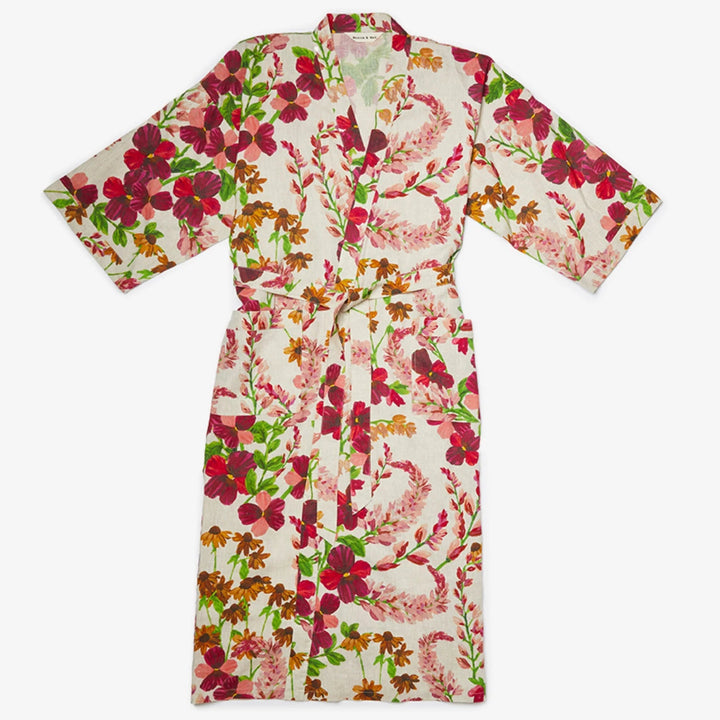 Bonnie & Neil Lupin Multi Linen Robe