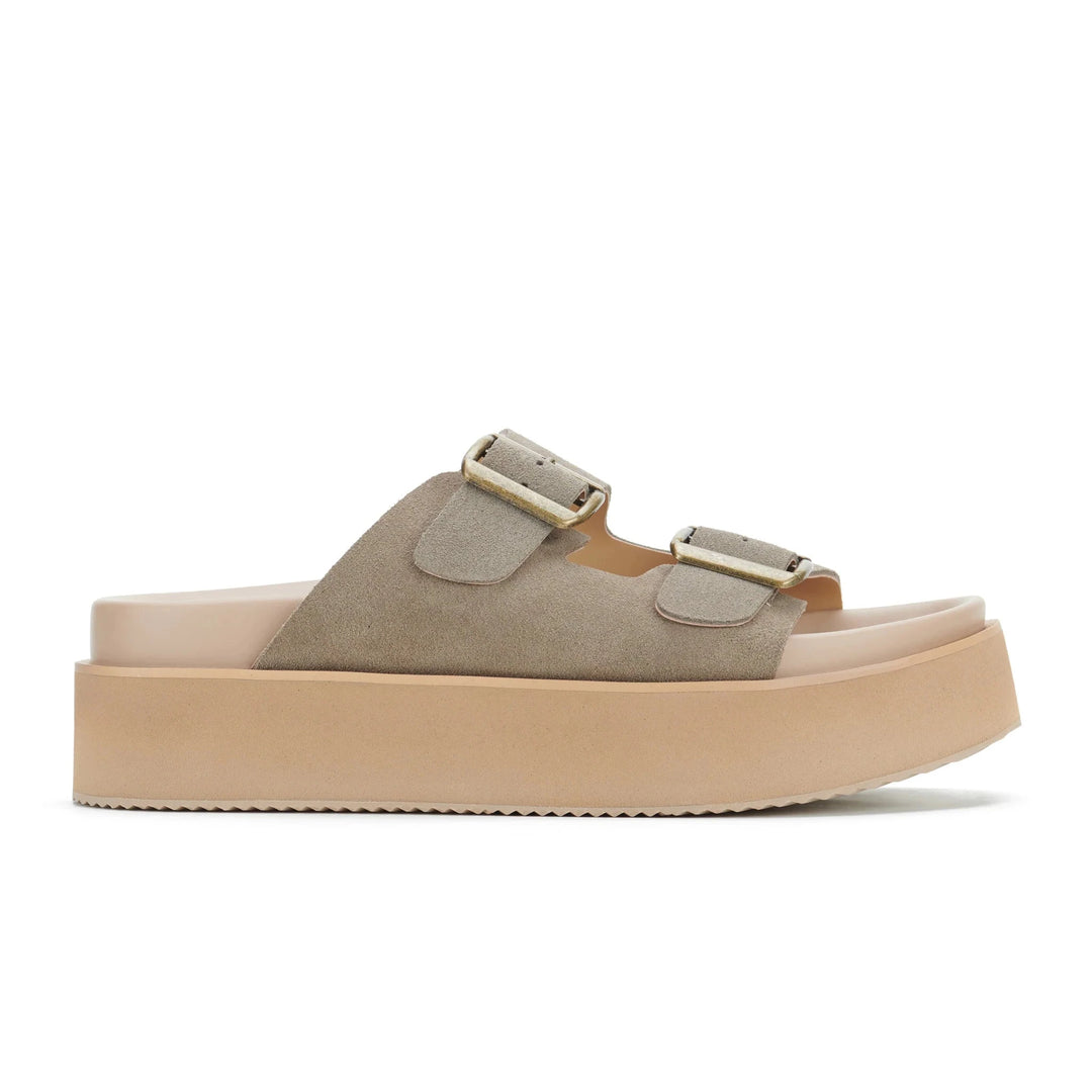 Rollie Ace Slide Taupe Suede