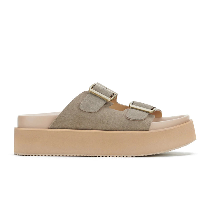 Rollie Ace Slide Taupe Suede