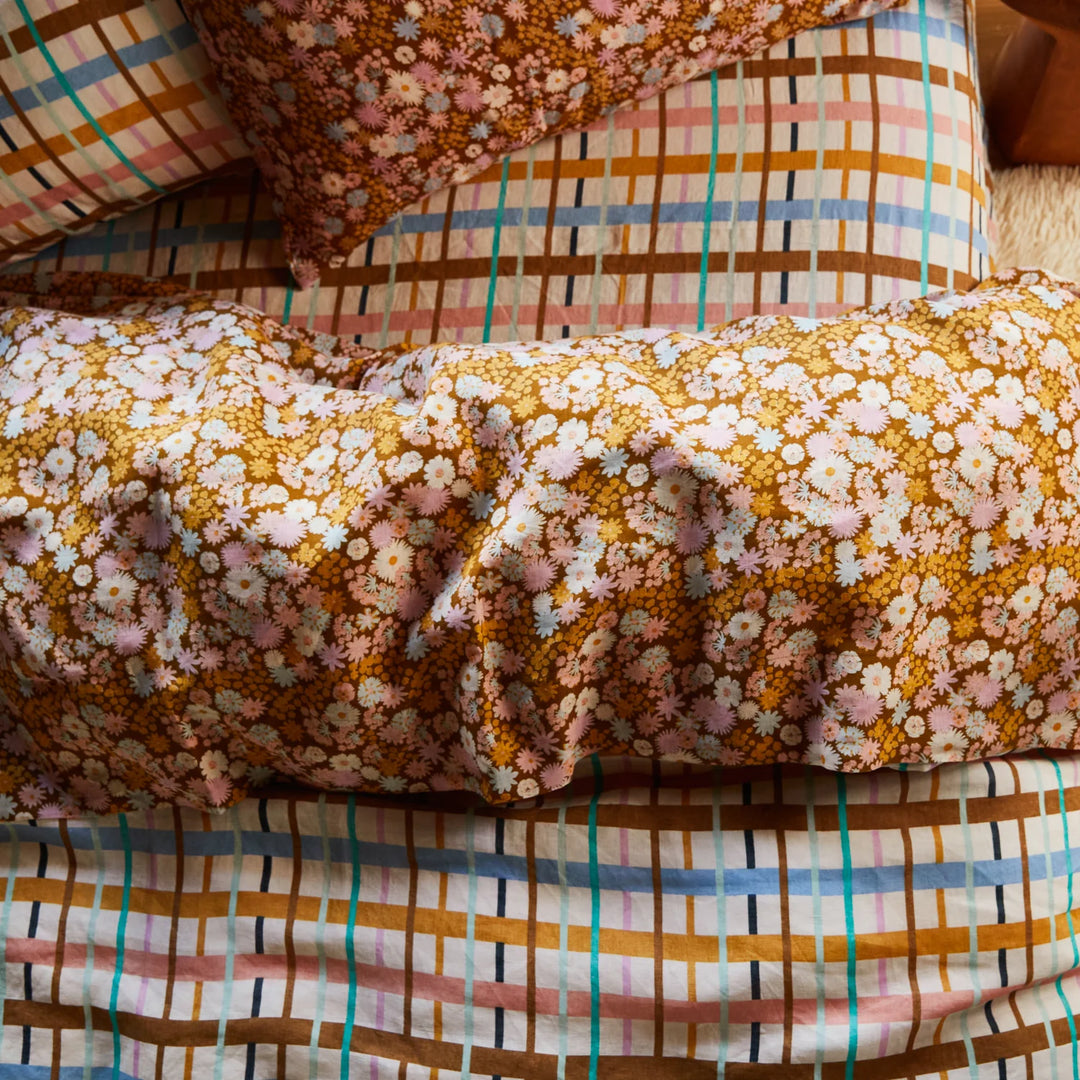 Sage x Clare Hayfolk Linen Fitted Sheet