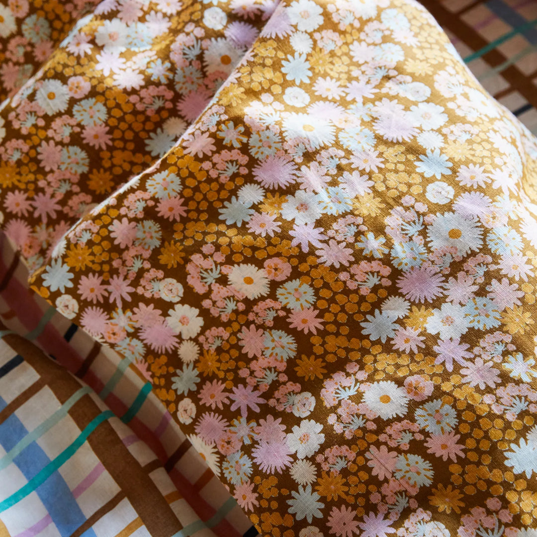 Sage x Clare Hayfolk Linen Fitted Sheet