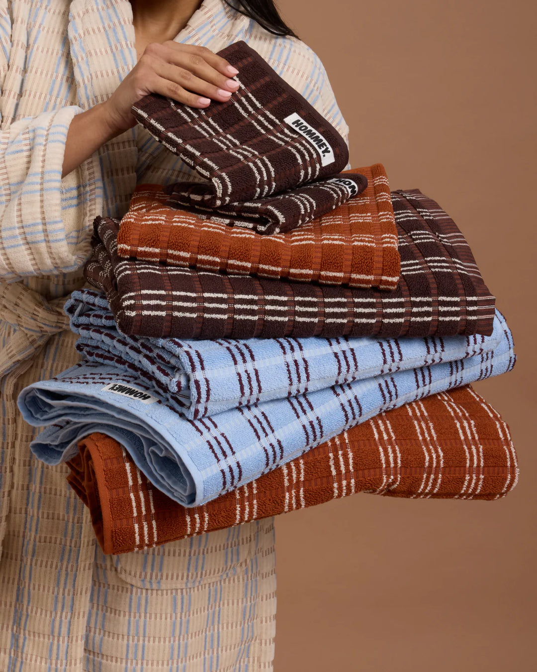 Hommey Hand Towel - Terracotta