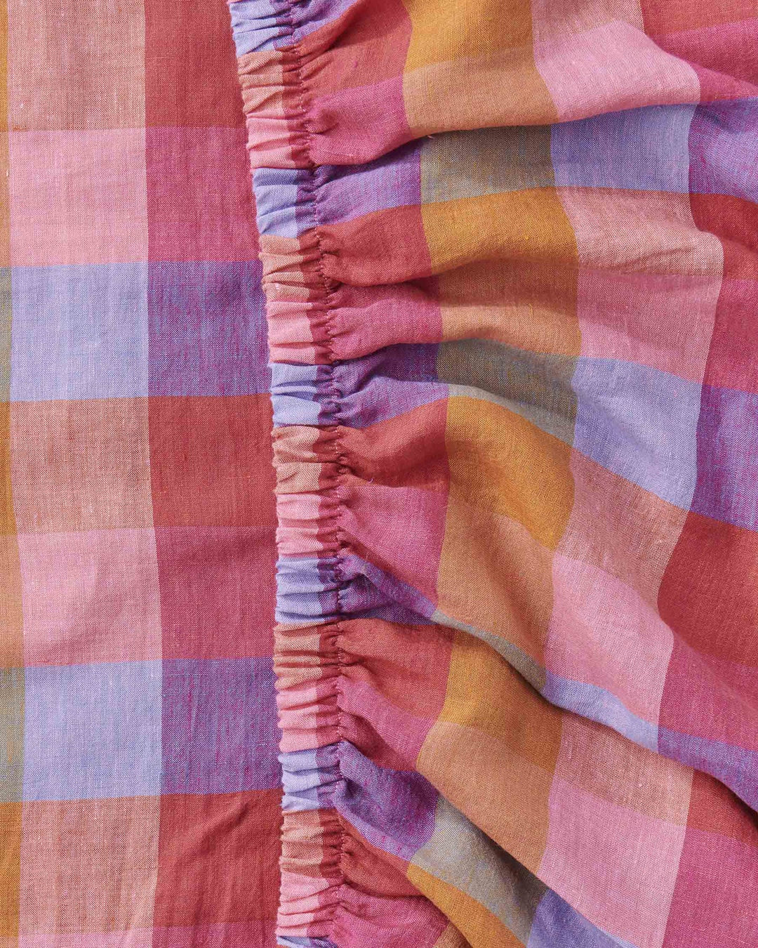 Kip & Co Tutti Frutti Linen Fitted Sheet