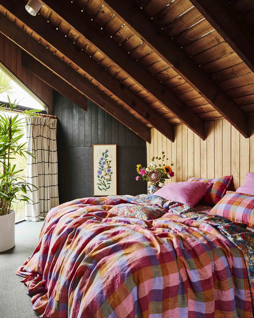Kip & Co Tutti Frutti Linen Quilt Cover