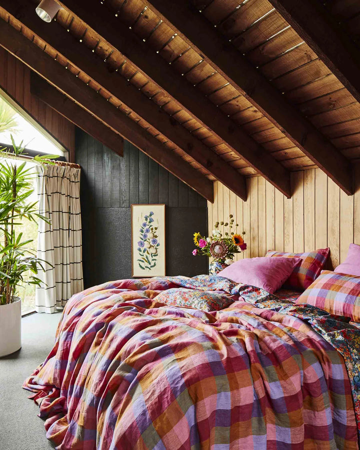 Kip & Co Tutti Frutti Linen Quilt Cover