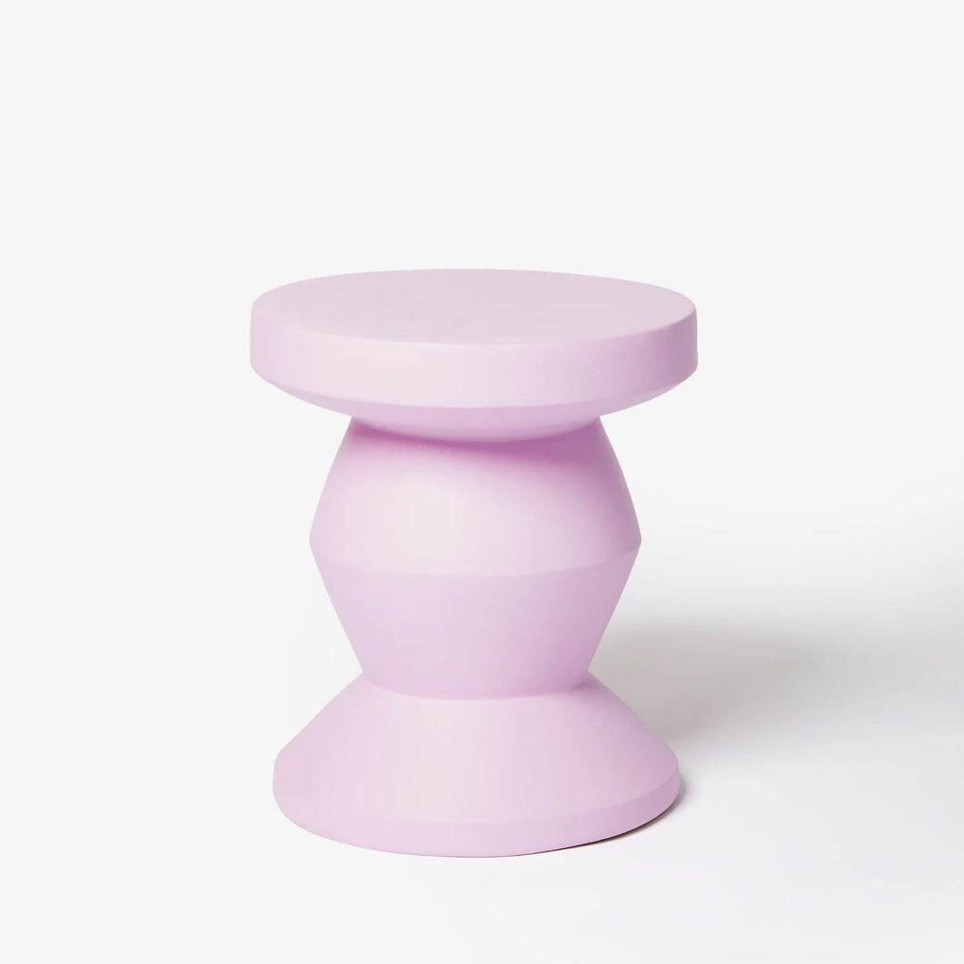 Bonnie & Neil Pedestal Side Table - Lilac