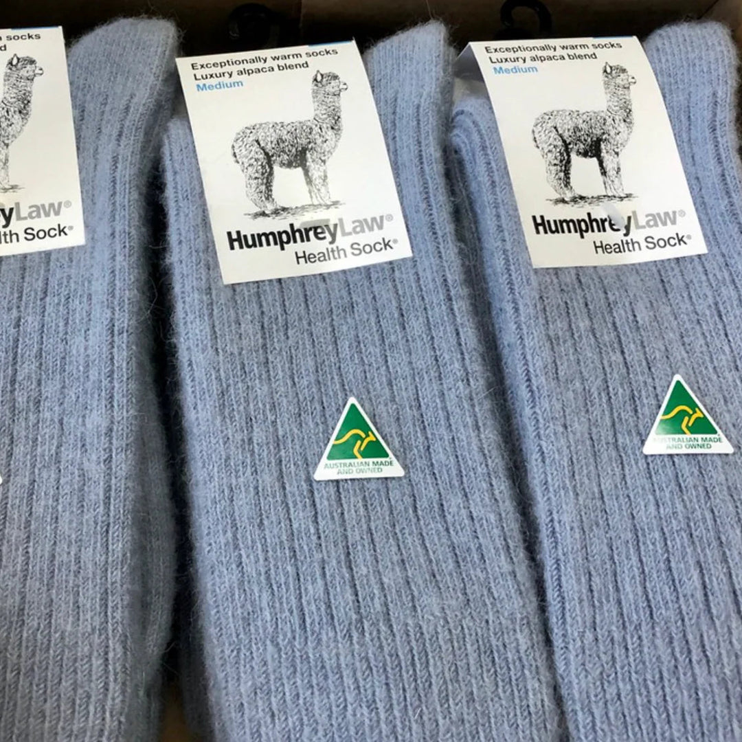 Humphrey Law Alpaca Health Socks - Silver Grey