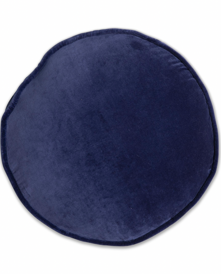 Kip & Co Navy Velvet Pea Cushion