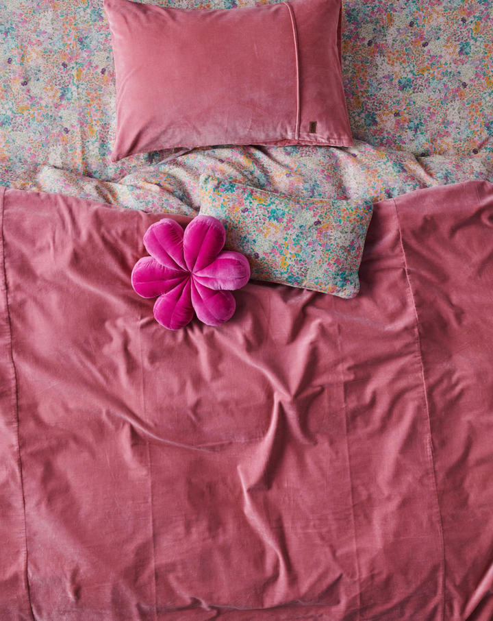 Kip & Co Dusty Rose Velvet Pillowcases