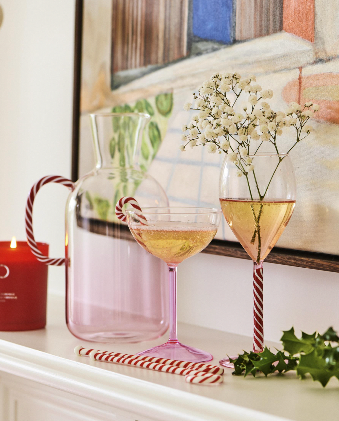 Kip & Co Candy Cane Water Jug