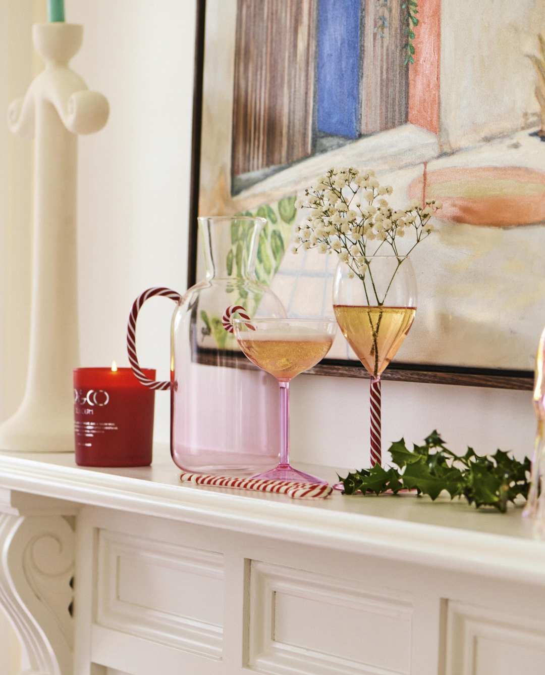 Kip & Co Candy Cane Water Jug