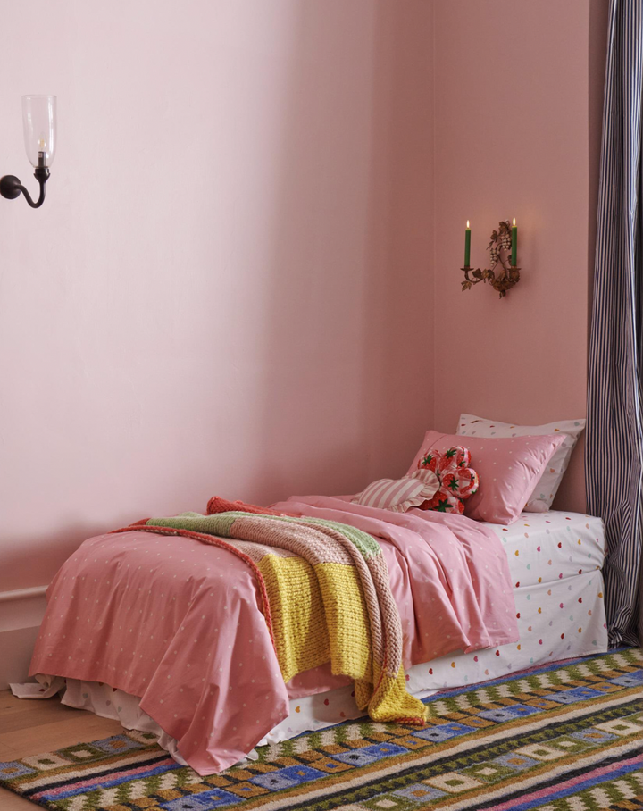 Kip & Co Polkadot Strawberry Organic Cotton Quilt Cover