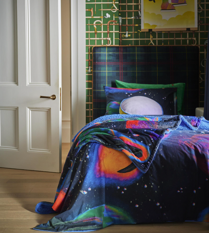 Kip & Co Rocket Man Kids Kuddle Blanket