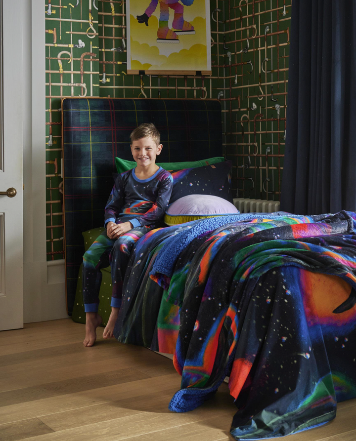 Kip & Co Rocket Man Kids Kuddle Blanket