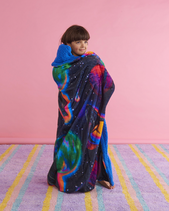 Kip & Co Rocket Man Kids Kuddle Blanket