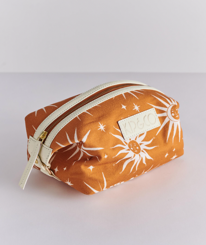 Kip & Co Ray Of Light Ochre Toiletry Bag